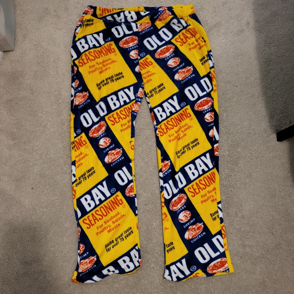 Seasoning Women's Lounge Pants - Yellow and Blue